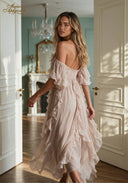 Rêve d’Aquarelle Ruffle Dress