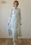 Fleur de Soleil Bleu Dress