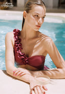 Sicilia Rosé Ruffle Swimsuit