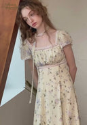 Swing Romance Floral Tea Dress