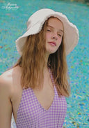 Lavender Capri Halter Swimsuit